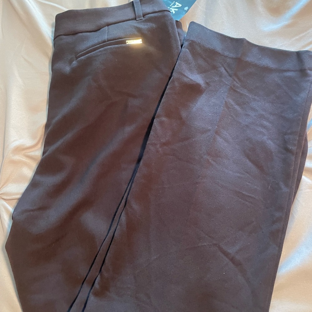 AK Brown Trousers boot cut size 10 new with tags - Picture 6 of 8